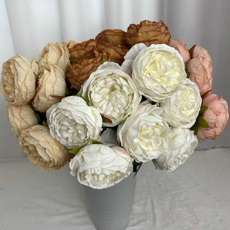 bouquet de roses artificielles décoratif pour mariage et événements