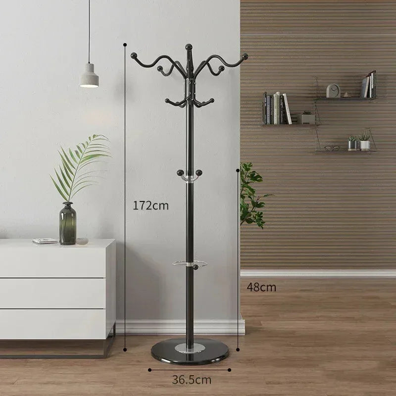 porte-manteau moderne en métal design arbre pour gagner de l'espace