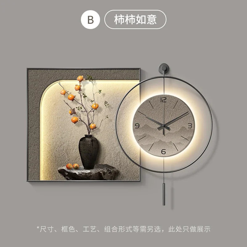 horloge murale au design unique et esthétique pour décoration moderne