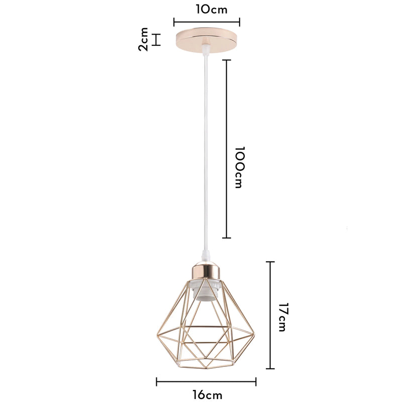 suspension moderne à têtes led pour intérieur design