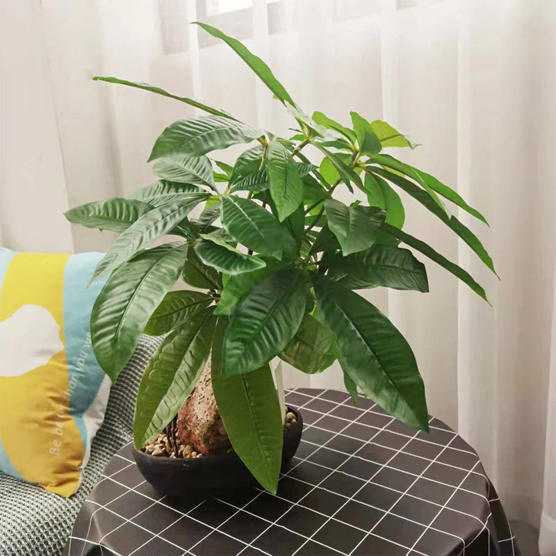 arbre artificiel monstera pot fausses plantes tropicales décoration intérieure