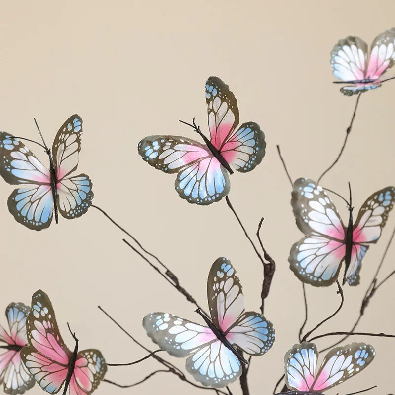 branche de fleur de papillon artificielle pour décoration créative et mariage