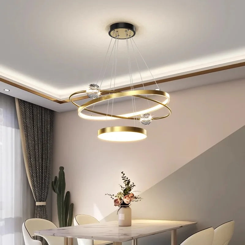 lustre moderne pour un éclairage intérieur décoratif élégant