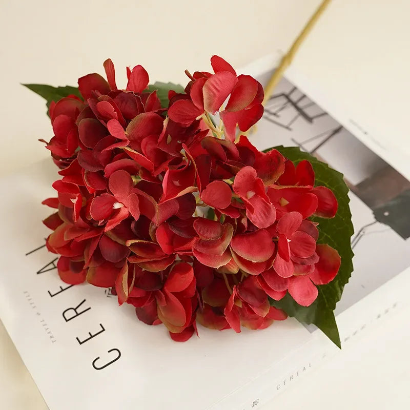 fleurs d'hortensia artificielles pour décoration élégante et durable