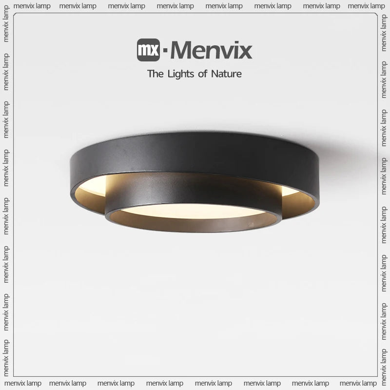 menvix moderne led à intensité variable rond carré luminaires intérieur