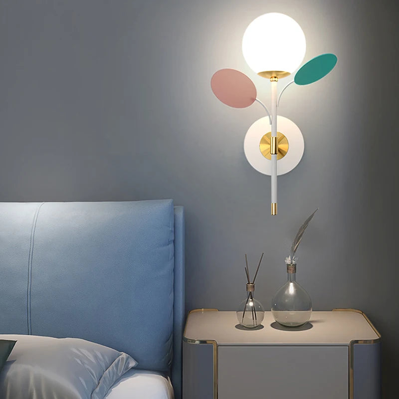 lustre led moderne atmosphérique nordique étoilé macaron créatif