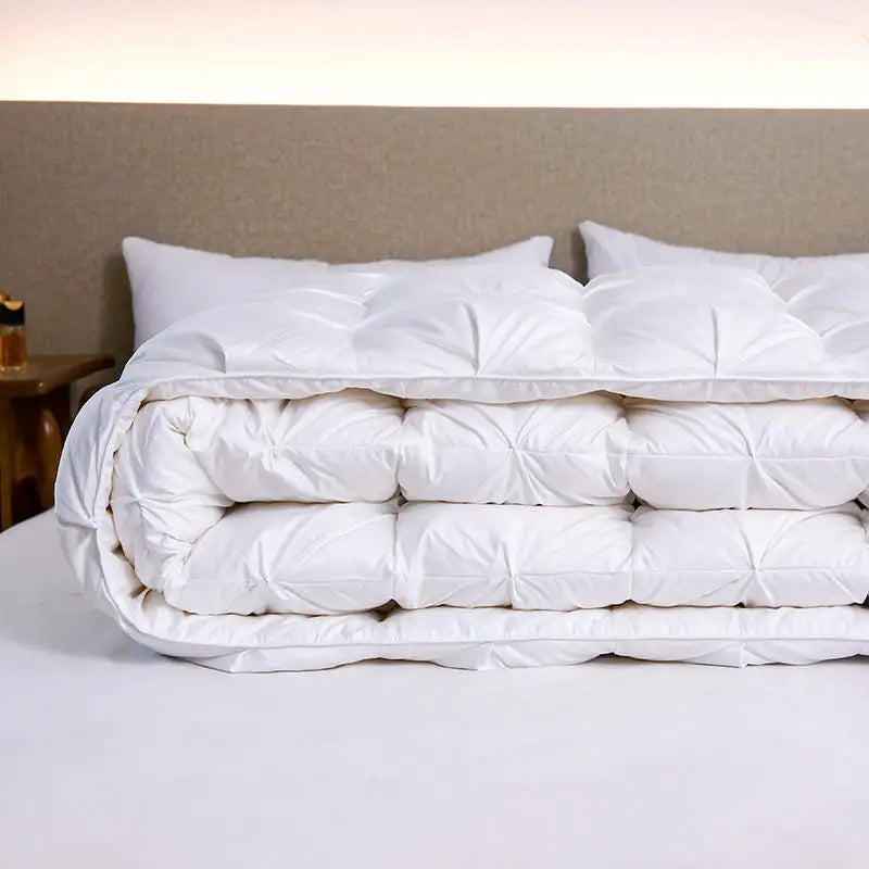 couette en duvet d'oie luxe épaisse pour hiver