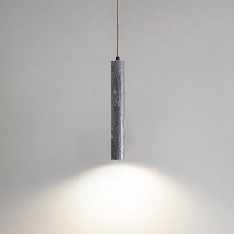 suspension wabi sabi moderne créative en marbre led