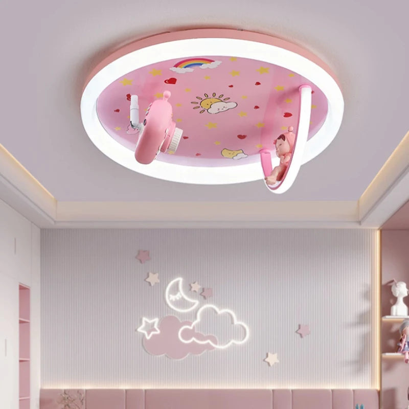 plafonnier enfant astronaute lampe mignonne décorative et chaleureuse