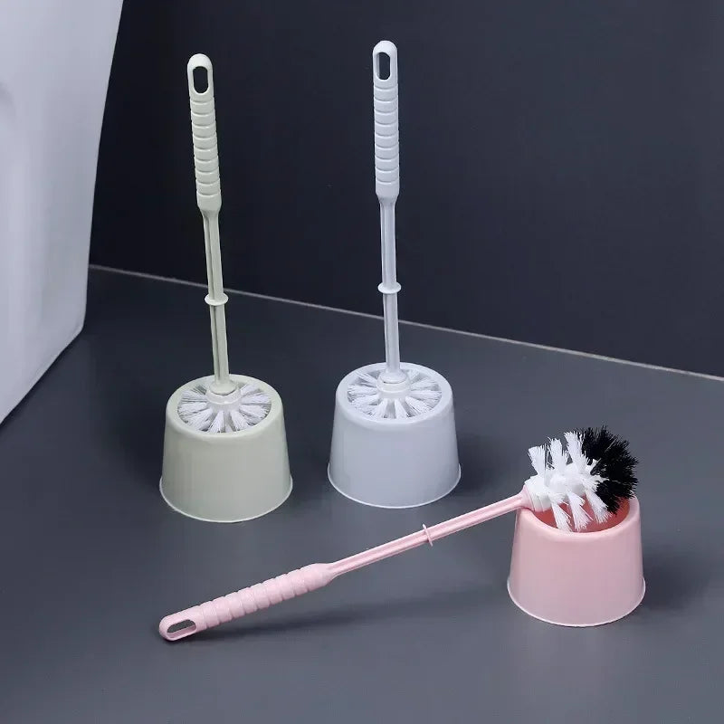 brosse de toilette luxe nettoyage souple long manche sans angle mort