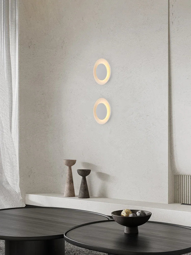 applique murale en plâtre minimaliste design moderne luminaire LED créatif