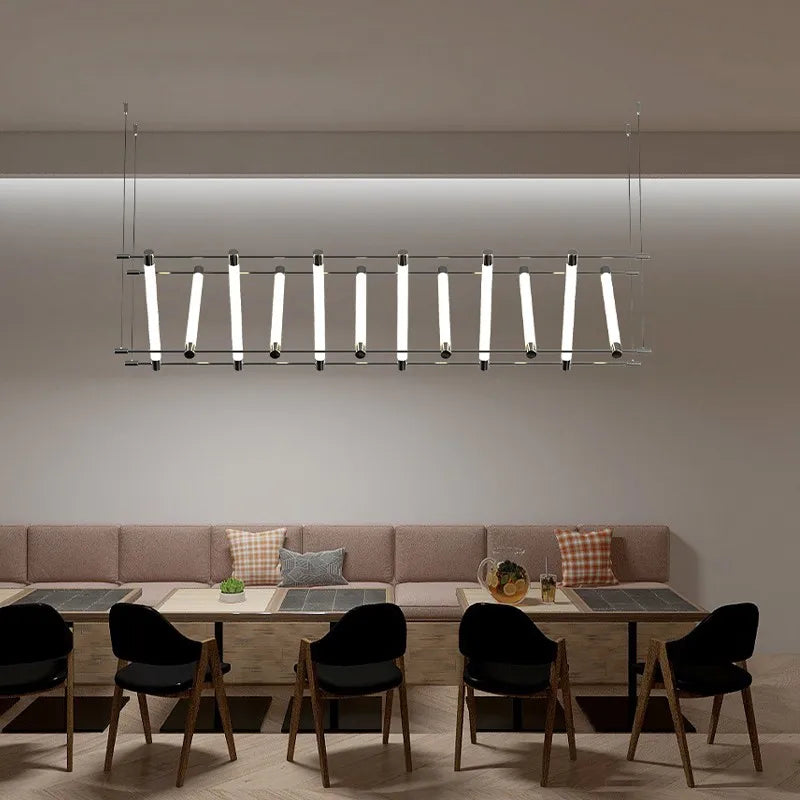 Modern Simple Chandelier, Restaurant, Bar, Exhibition hall, Chandelier, Nordic art Island designer, Extremely Simple LED Lamps