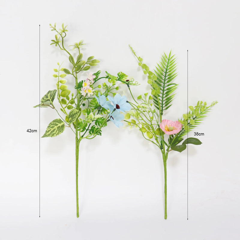 petites branches de fleurs artificielles pour décoration de printemps été