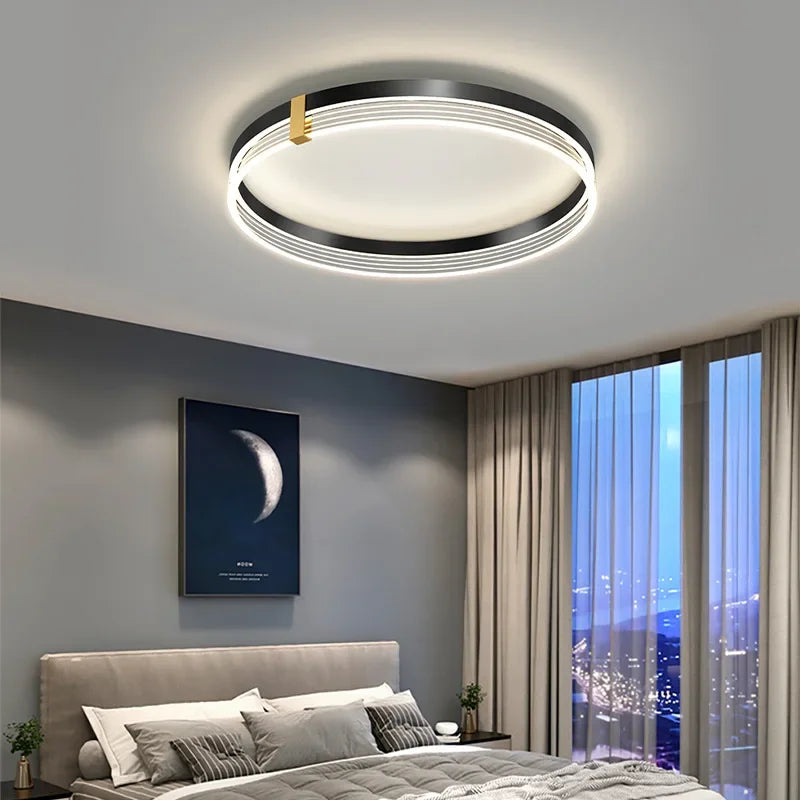 plafonnier led moderne design acrylique pour intérieur élégant