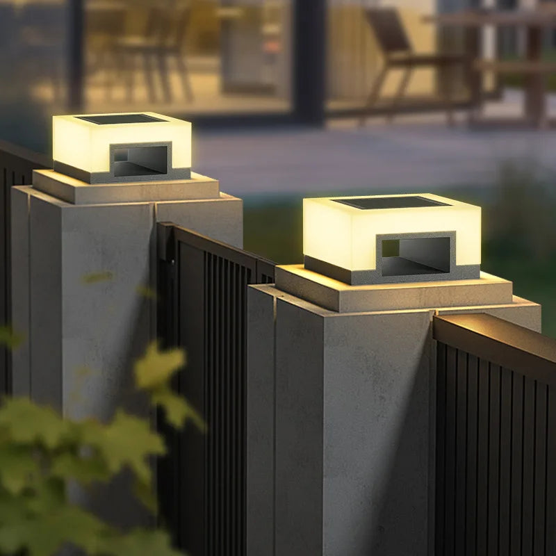 lampe solaire led étanche pour extérieur et jardin