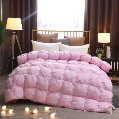 housse de couette matelassée en coton luxe duvet d'oie épaisse hiver