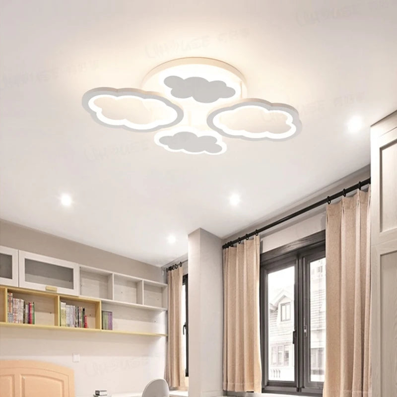 plafonnier nuage pour chambre enfant décoration moderne minimaliste