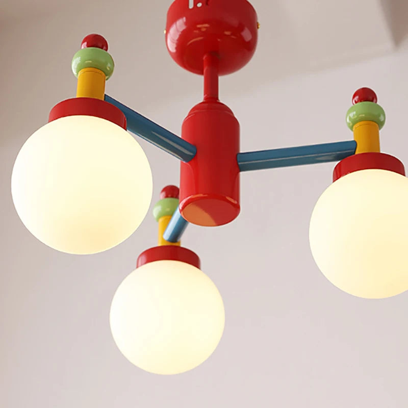 suspension colorée en verre pour une décoration tendance