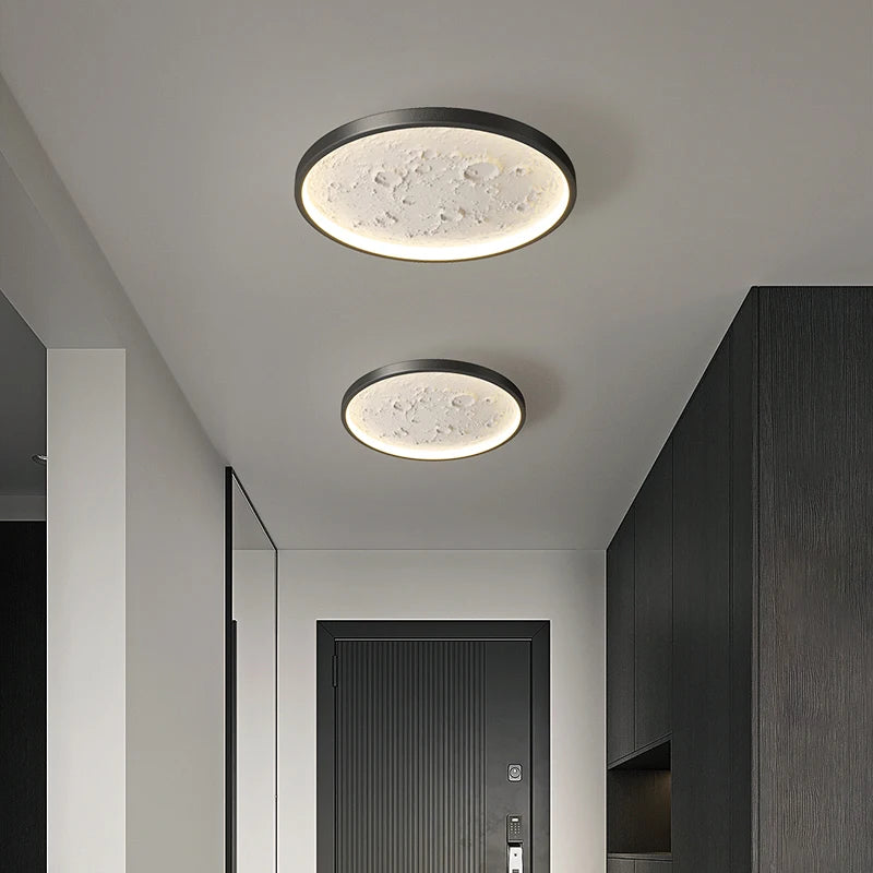 plafonnier led nordique créatif lune minimaliste moderne