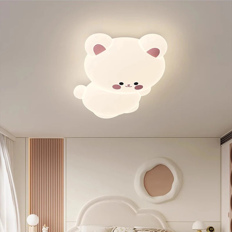 plafonnier mignon ourson koala pour chambre d'enfant décor créatif