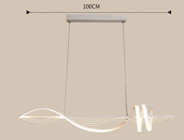 lustre linéaire moderne pour décoration intérieure et ambiance lumineuse