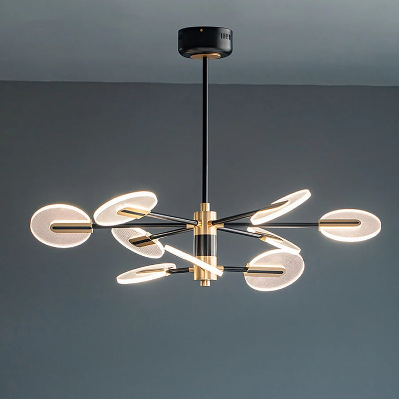 lustre led nordique créatif pour décoration intérieure moderne