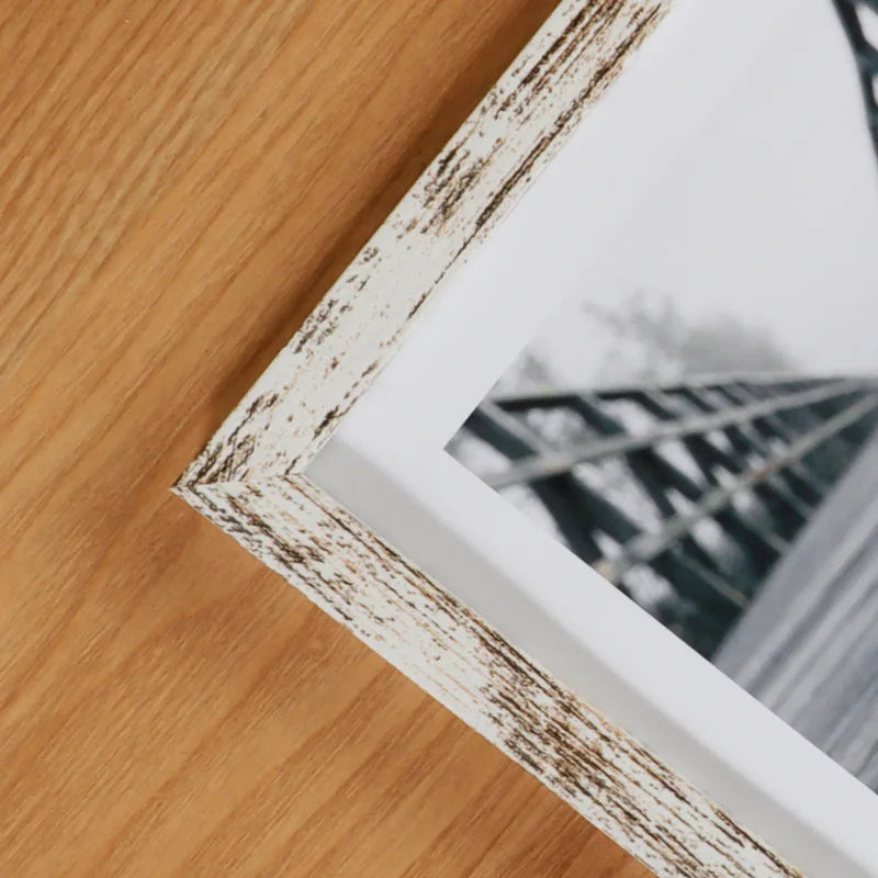 cadre photo en bois pour décoration murale et de bureau