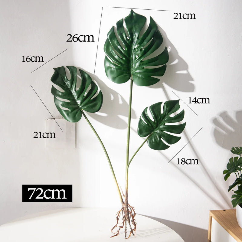 plantes artificielles monstera pour décoration intérieure et extérieure