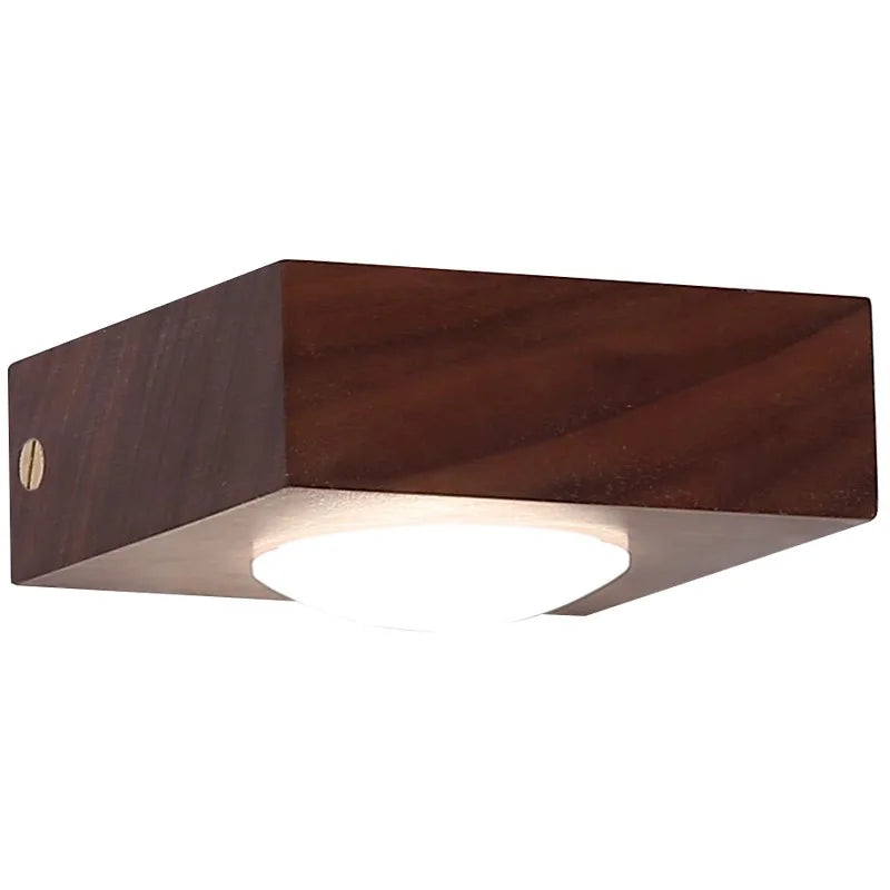 Walnut Wood Wall Light, Wabi-sabi Modern style, Wall Sconce lighting for Bedroom, Bedside, Living, Dining Room, Showcase