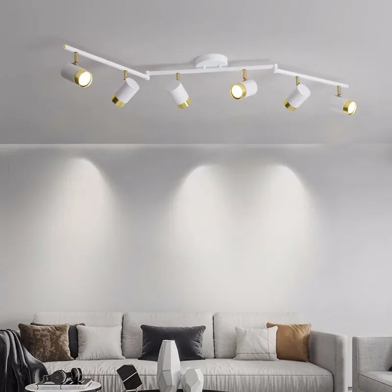 plafonnier led moderne à bande lumineuse décorative pour intérieur