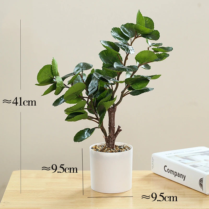 plante artificielle en pot bambou monstera pour décor bureau et maison