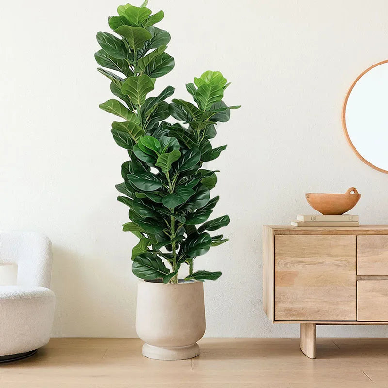 plante artificielle ficus lyrata pour décoration intérieure et extérieure