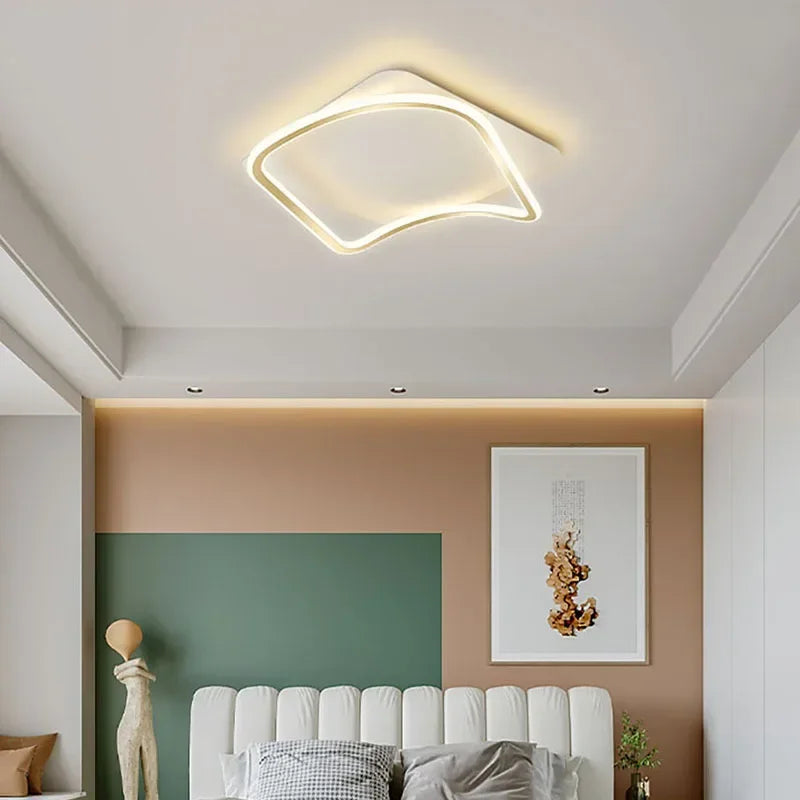 lustre moderne à leds pour décoration intérieure