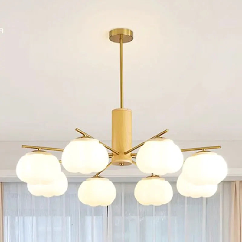 lustre à led moderne design nordique pour décoration intérieure