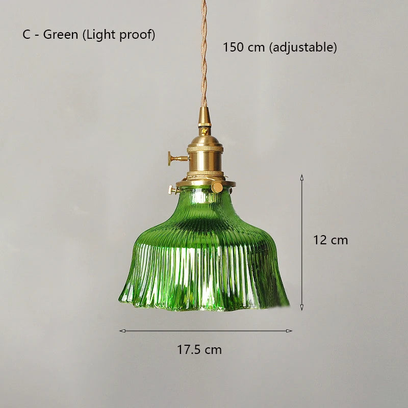 lustre en verre nordique pour décoration intérieure moderne