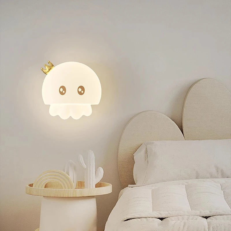 lampe de chevet poulpe mignon pour chambre enfant décoration créative