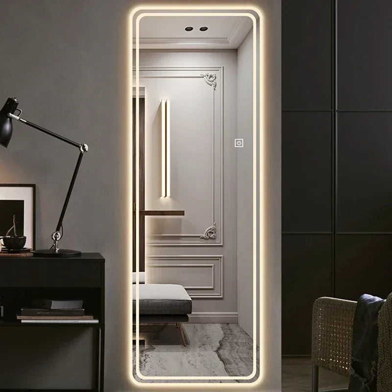 miroir intelligent grand format pour décoration intérieure