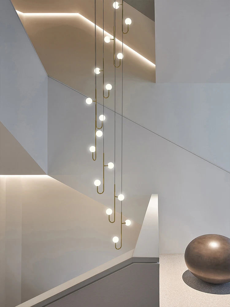 lustre moderne design avec éclairage à led créatif