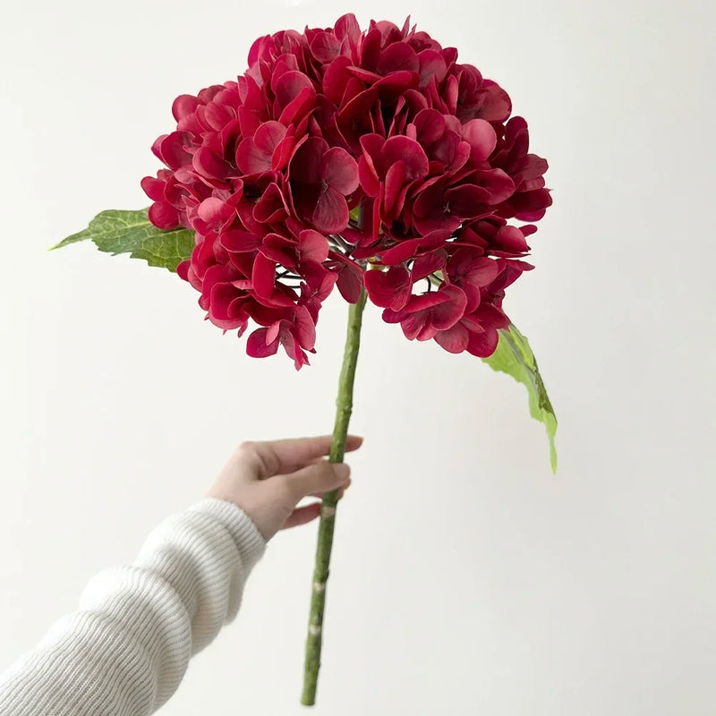 fleurs d'hortensia artificielles pour décoration mariage arrangement floral