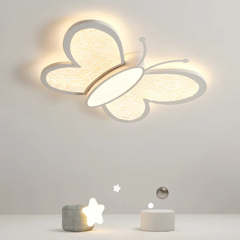 plafonnier led papillon design moderne idéal pour enfants