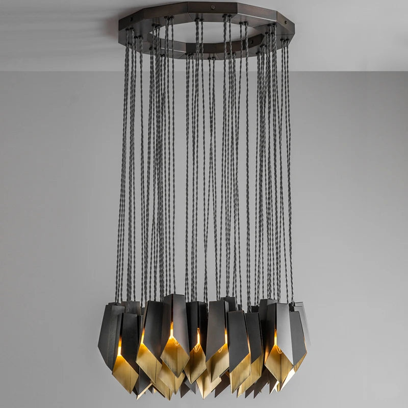 lustre créatif de personnalité design nordique lumière italienne éclairage de luxe