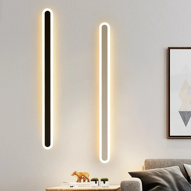 applique murale led moderne à intensité variable avec télécommande intelligente