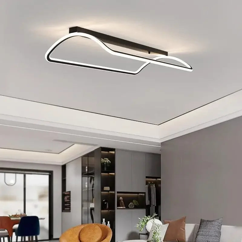 lustre moderne à leds pour intérieur décoratif