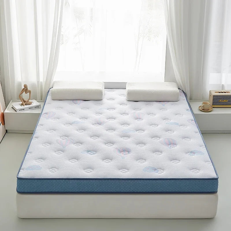 matelas en latex brodé avec mousse à mémoire et support haute densité