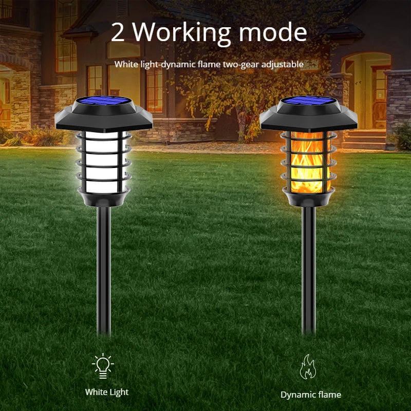 lampe solaire à led pour décoration extérieure de jardin