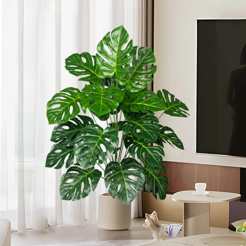 arbre monstera artificiel pour décoration de jardin et bureau