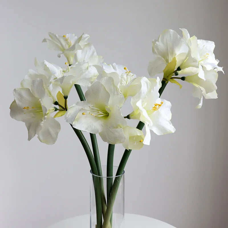 fleur artificielle clivia miniata pour décoration mariage et centre de table