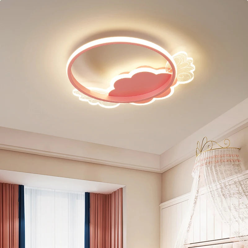 plafonnier nuage mignon pour chambre de princesse fille