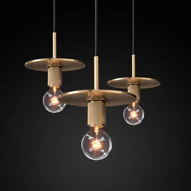 lustre nordique en cuivre minimaliste design luxe pour intérieur moderne