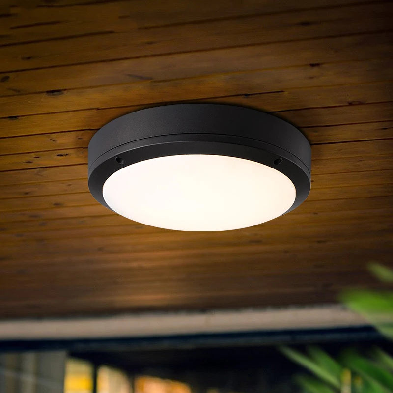 (WECUS) Outdoor Moisture/Anti-mosquito Ceiling Light, LED Villa Courtyard Corridor/Balcony/Aisle/Bathroom/Kitchen Ceiling Light